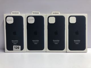 4 X APPLE IPHONE 14 PLUS SILICONE CASES - TOTAL RRP.£196