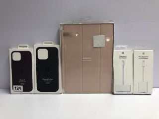 5 X APPLE PRODUCTS INC. IPHONE 14 PRO MAX SILICONE CASE -TOTAL RRP.£180