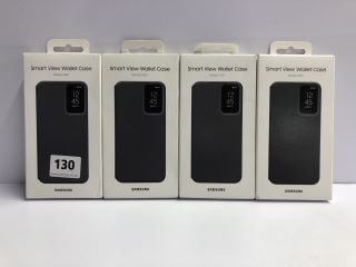 4 X SAMSUNG GALAXY S23+ SMART VIEW WALLET CASES - TOTAL RRP.£172