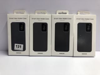 4 X SAMSUNG GALAXY S23+ SMART VIEW WALLET CASES - TOTAL RRP.£172