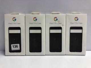 4 X GOOGLE [IXEL 7 PRO CASES - TOTAL RRP.£ 132