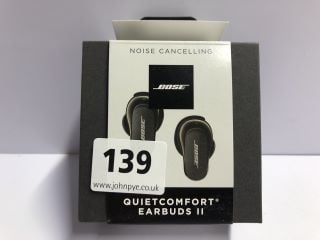 BOSE NOISE CANCELLING QUIETCOMFORT EARBUDS II - RRP.£164