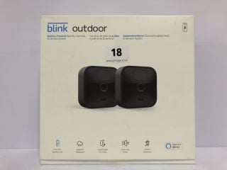 BLINK OUTDOOR BATTERY-POWERED SECURITY CAMERAS - RRP.£155