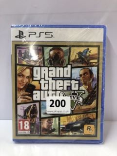 PLAYSTATION 5 GRAND THEFT AUTO V CONSOLE GAME (ID REQUIRED 18+)(SEALED)