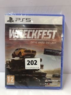 PLAYSTATION 5 WRECKFEST CONSOLE GAME (SEALED)