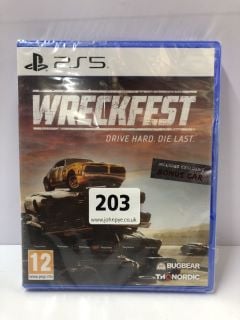 PLAYSTATION 5 WRECKFEST CONSOLE GAME (SEALED)