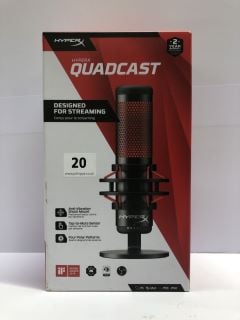 HYPER X QUADCAST STREAMING MICROPHONE - RRP.£125 (SEALED)