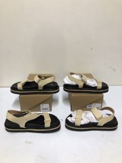 V BY VERY TREKKER SANDAL - BEIGE - SIZE: 5E & 7E