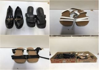 2 BOXES OF DESIGNER SHOES VARIOUS SIZES (UNPAIRED)