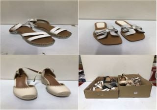 2 BOXES OF DESIGNER SHOES VARIOUS SIZES (UNPAIRED)