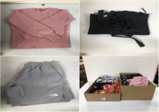 2 BOXES OF WOMEN'S DESIGNER CLOTHING VARIOUS SIZES