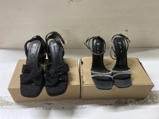 VERY BLACK SHOES - SIZE 6EEE & SIZE 5E