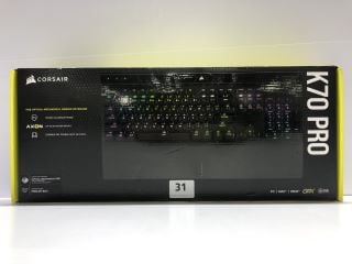 CORSAIR K70 PRO RGB OPTICAL-MECHANICAL GAMING KEYBOARD - RRP.£180