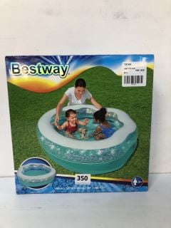 BEST WAY 59" X 50" X 17" SPARKLE SHELL KIDDIE POOL