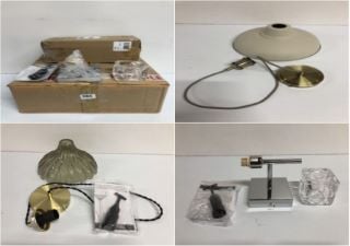 4 X VARIOUS ITEMS INC. LIGHT FITTING