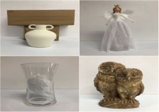 4 X VARIOUS ITEMS INC. FESTIVE DECORATION