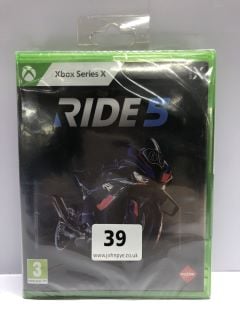 XBOX SERIES X RIDE 5 CONSOLE GAME (SEALED)