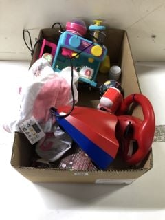 BOX OF VARIOUS TOYS INC. TOOMIES