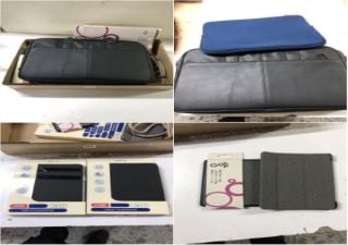 BOX OF VARIOUS TABLET CASES/LAPTOP BAGS