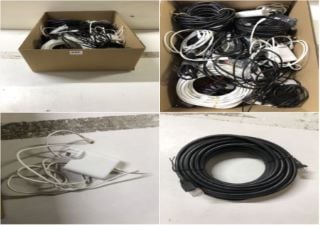 BOX OF VARIOUS LOOSE CABLES