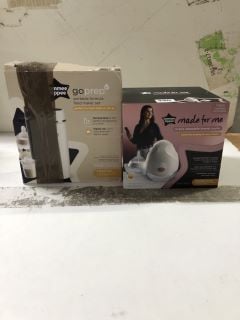 TOMMEE TIPPEE MADE FOR ME IN-BRA WEARABLE BREAST PUMP & TOMMEE TIPPEE GOPREP PORTABLE FORMULA FEED MAKER SET