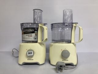 2 X KENWOOD FOOD PROCESSORS