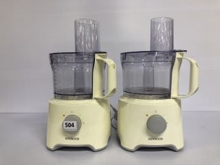 2 X KENWOOD FOOD PROCESSORS