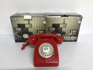 3 X GPO GPO746 CLASSIC ROTARY TELEPHONE