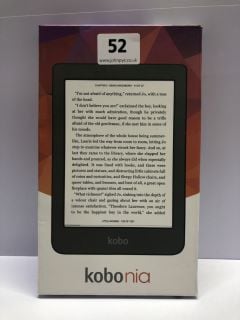 KOBO NIA 6" GLARE FREE TOUCHSCREEN E-READER - RRP.£101 (SEALED)