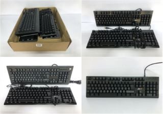 BOX OF VARIOUS KEYBOARDS