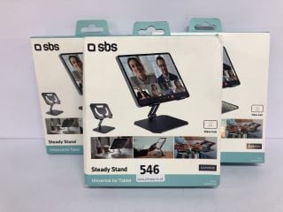 3 X SBS STEADY STAND UNIVERSAL FOR TABLETS