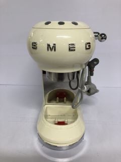 SMEG COFFEE MACHINE WITH STEAM WAND 1950S RETRO DESIGN - RRP £399.95