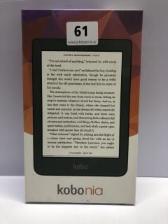 KOBO NIA 6" GLARE FREE TOUCHSCREEN E-READER - RRP.£101 (SEALED)