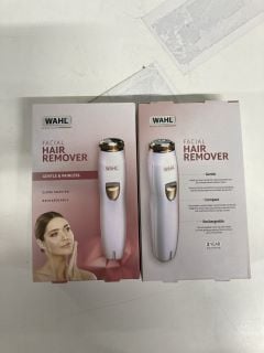 2 X WAHL FACIAL HAIR REMOVER