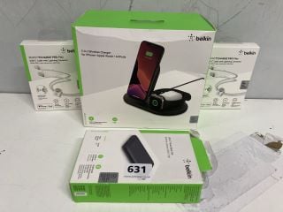 4 X BELKIN PRODUCTS TO INC BELKIN 3 IN 1 WIRELESS CHARGER