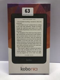 KOBO NIA 6" GLARE FREE TOUCHSCREEN E-READER - RRP.£101 (SEALED)