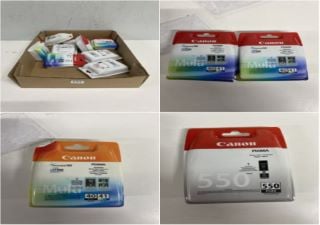 BOX OF CANON PIXMA CHROMALIFE 100 PRINTER INK