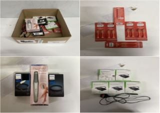 BOX OF ITEMS TO INC NUYOU PEDI ROLLER