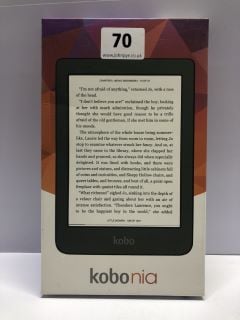 KOBO NIA 6" GLARE FREE TOUCHSCREEN E-READER - RRP.£101 (SEALED)