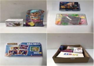 BOX OF CHILDREN'S TOYS TO INC LEGO CITY BUMPER CARS