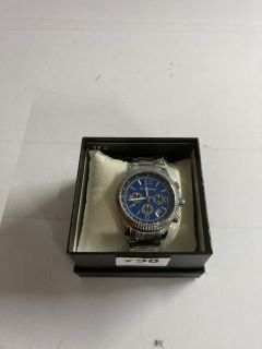 GLOBENFELD EXPEDIENT STEEL BLUE WRIST WATCH - RRP £79.00