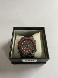 GLOBENFELD MIRAGE RED WRIST WATCH - RRP ££79.00