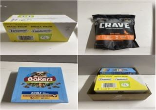 BOX OF PET PRODUCTS TO INC CRAVE DOG FOOD - BEST BEFORE 10/04/26