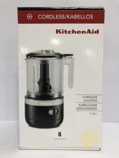 KITCHENAID 1.18L CORDLESS CHOPPER - RRP.£129 (SEALED)