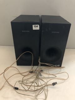 2 X SAMSUNG SUBWOOFERS (VAT ONLY PAYABLE ON BUYERS PREMIUM) (MPSS02786531)