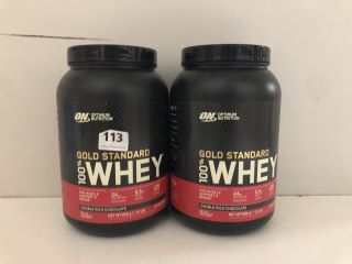 OPTIMUM NUTRITION GOLD STANDARD WHEY DOUBLE RICH CHOCOLATE FLAVOUR (BBE 03/2026)