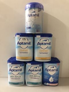 QTY OF APTAMIL ITEMS INC APTAMIL HUNGRY FIRST INFANT MILK (MPSC41577169) (MPSC41577168) (MPSD46350169) (MPSD46350171)