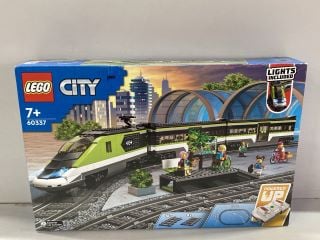 LEGO CITY 60337 EXPRESS PASSENGER TRAIN TOY RC LIGHTS SET RRP: £139.99