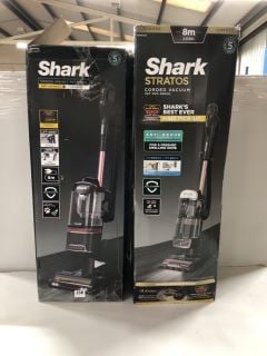 2  X SHARK VACUUM CLEANERS INC CORDED UPRIGHT PET MODEL