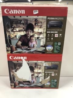 2 X CANON PIXMA MG2551S PRINTER